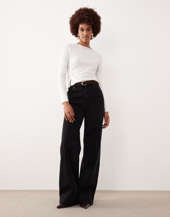 Jeans ASOS, negru