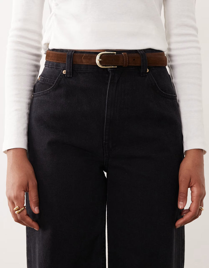Jeans ASOS, negru
