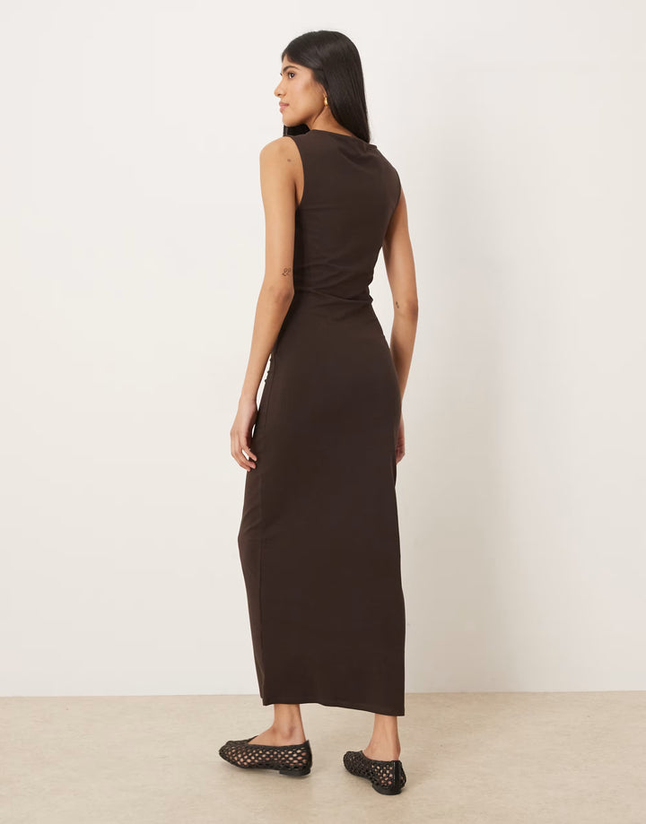 Rochie maxi ASOS, maro