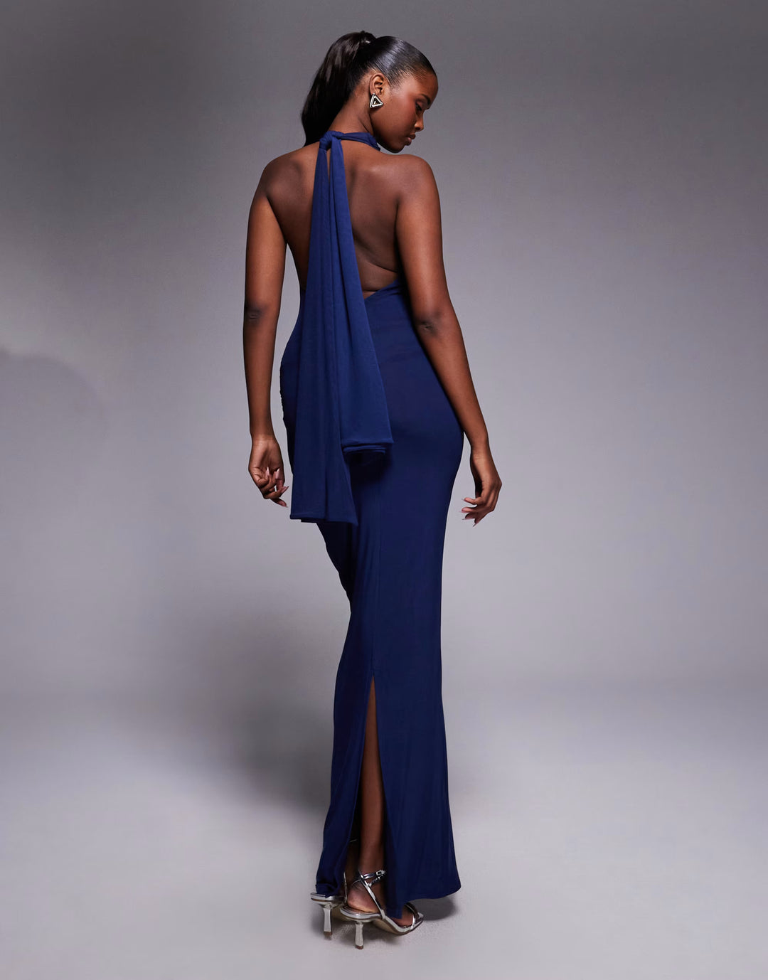 Rochie maxi ASOS, albastru