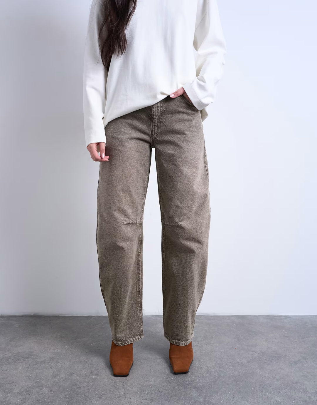 Topshop farmer, szürke
