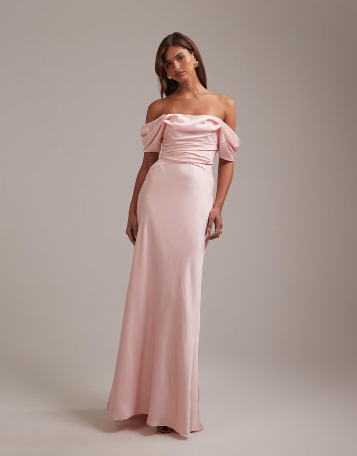 Rochie maxi ASOS, roz