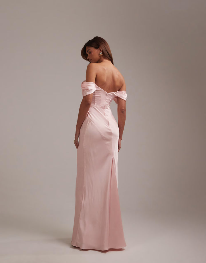 Rochie maxi ASOS, roz