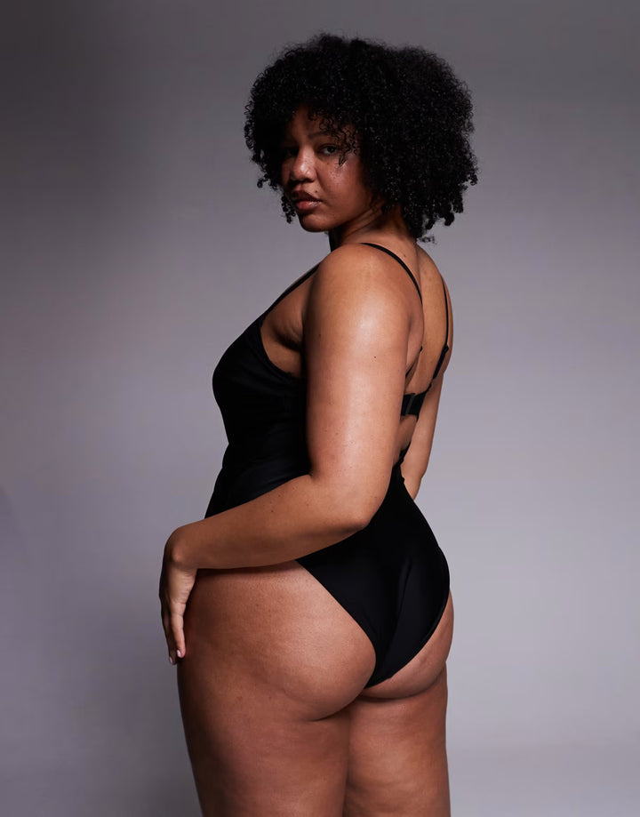 Costum de baie întreg ASOS, negru