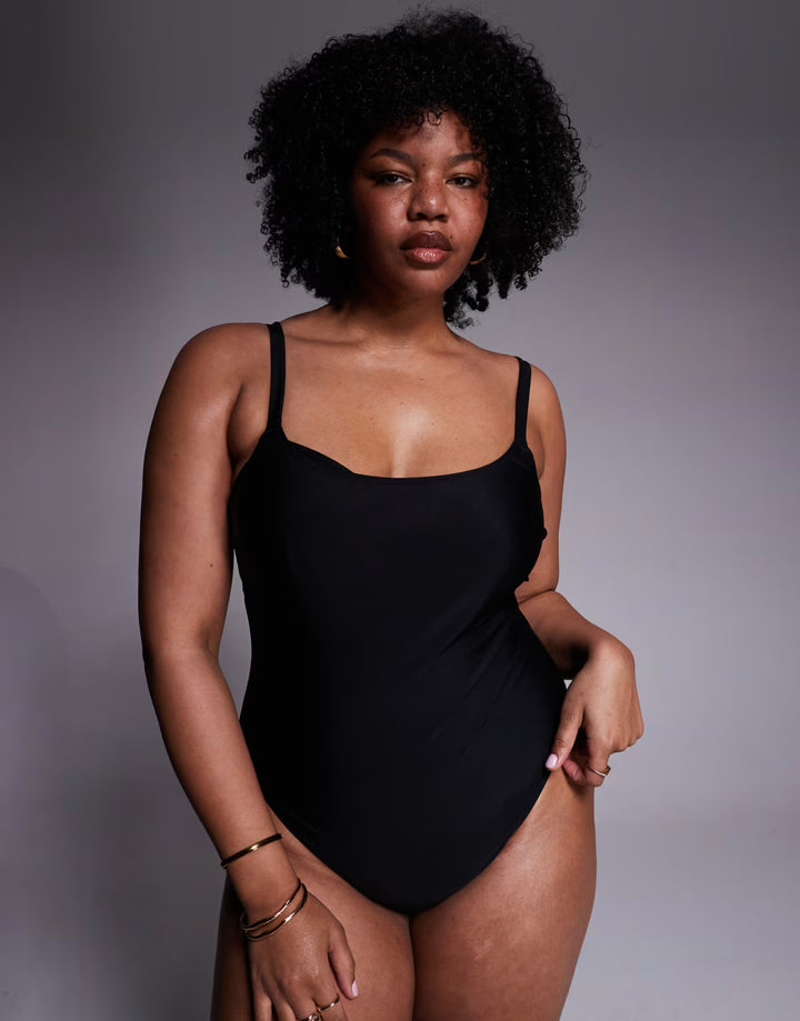 Costum de baie întreg ASOS, negru