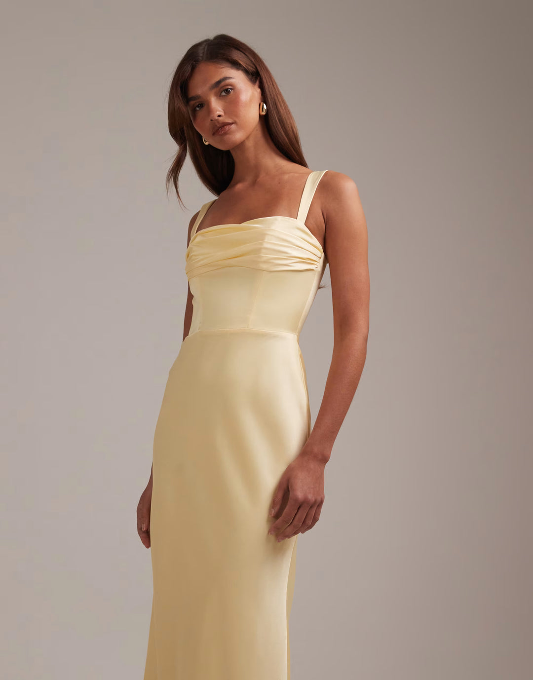 Rochie maxi ASOS, galben