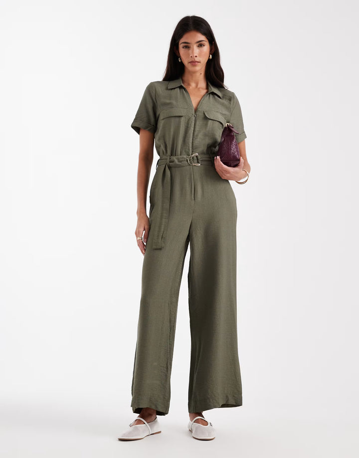 Salopetă lungă VERO MODA, verde