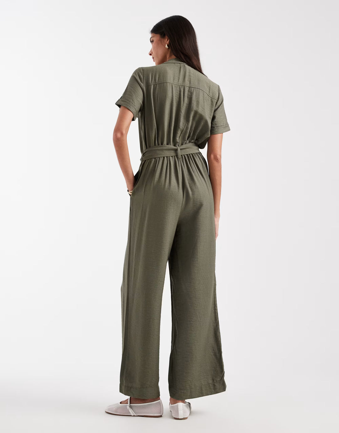 Salopetă lungă VERO MODA, verde