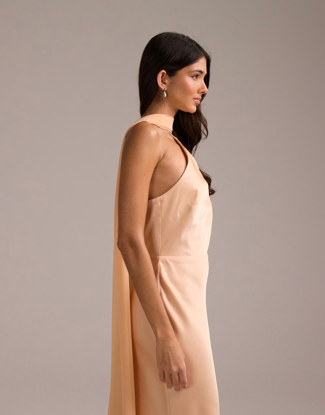 Rochie maxi ASOS, portocaliu