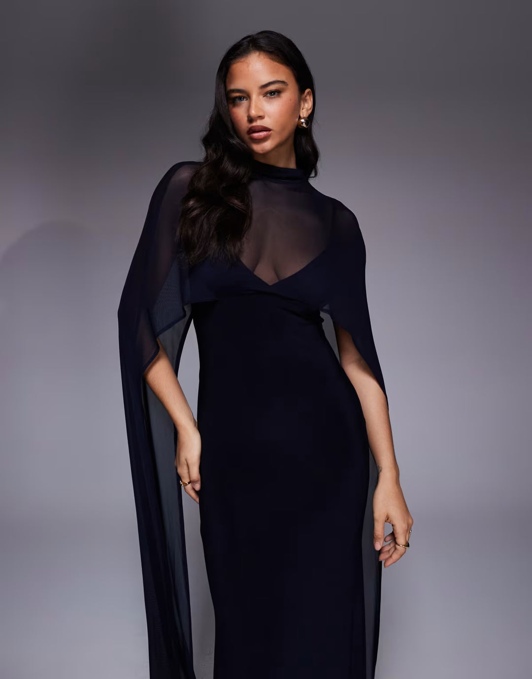 Rochie maxi ASOS, albastru