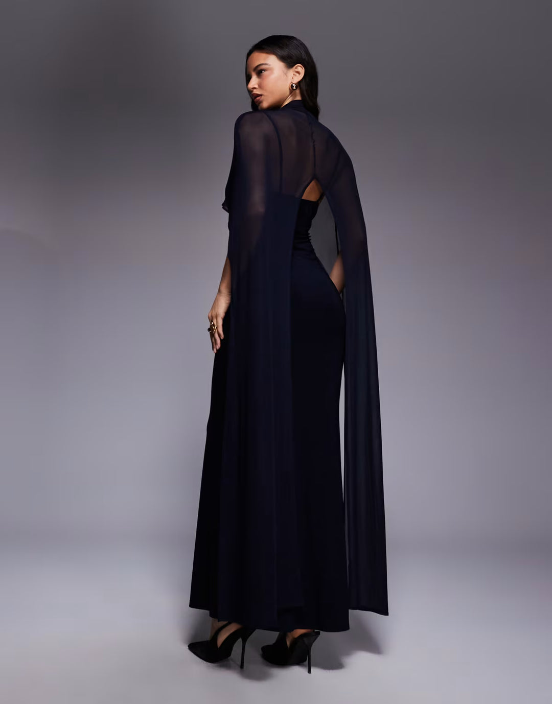 Rochie maxi ASOS, albastru