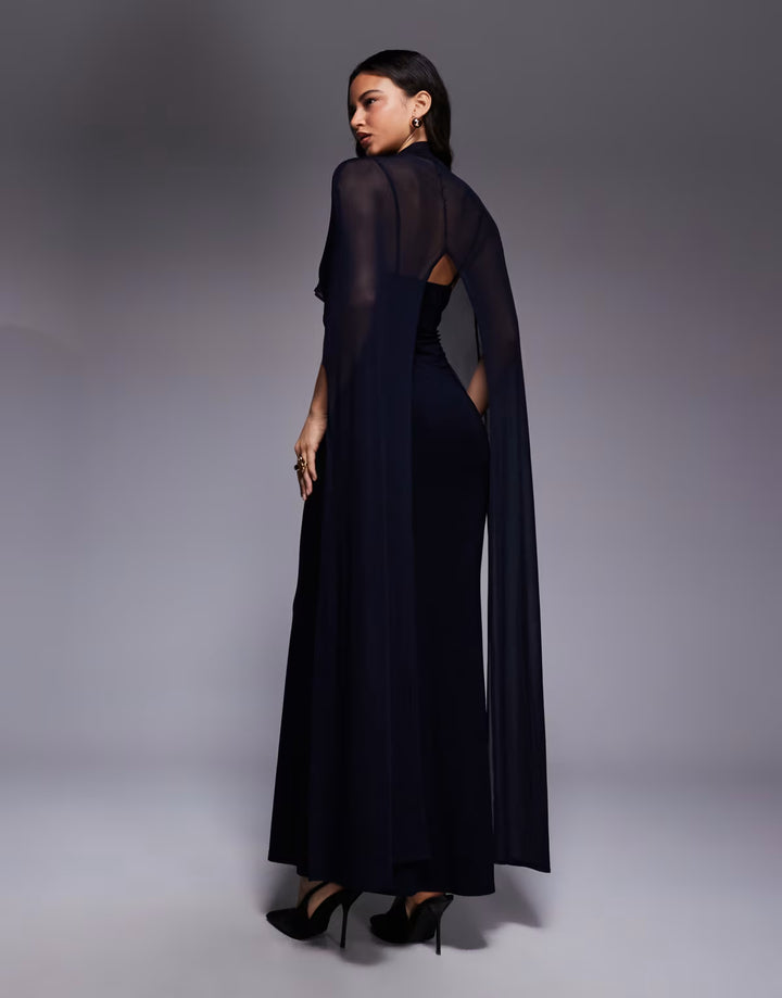 Rochie maxi ASOS, albastru