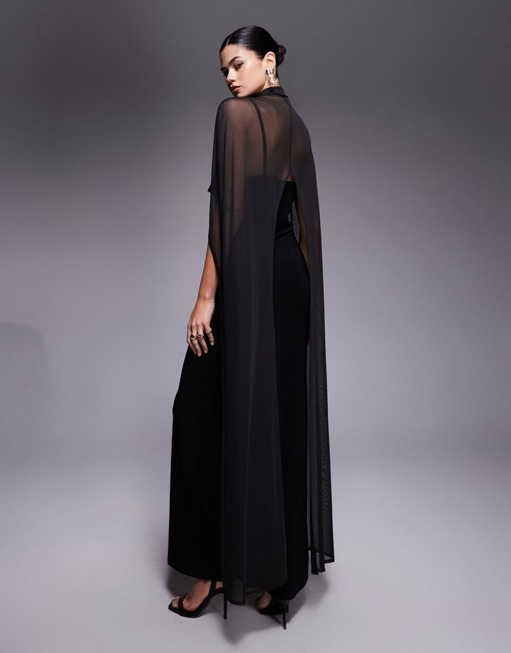 Rochie maxi ASOS, negru