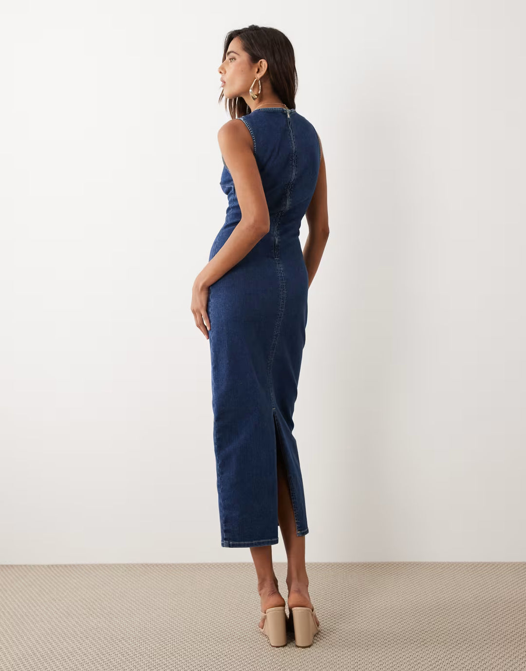 Rochie maxi ASOS, albastru