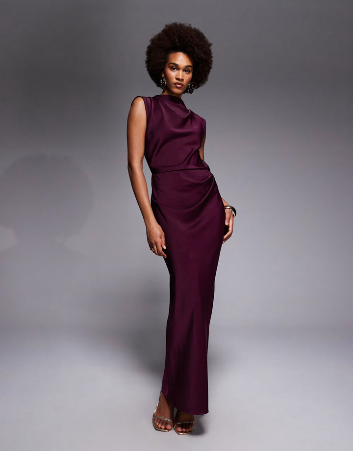 Rochie maxi ASOS, mov
