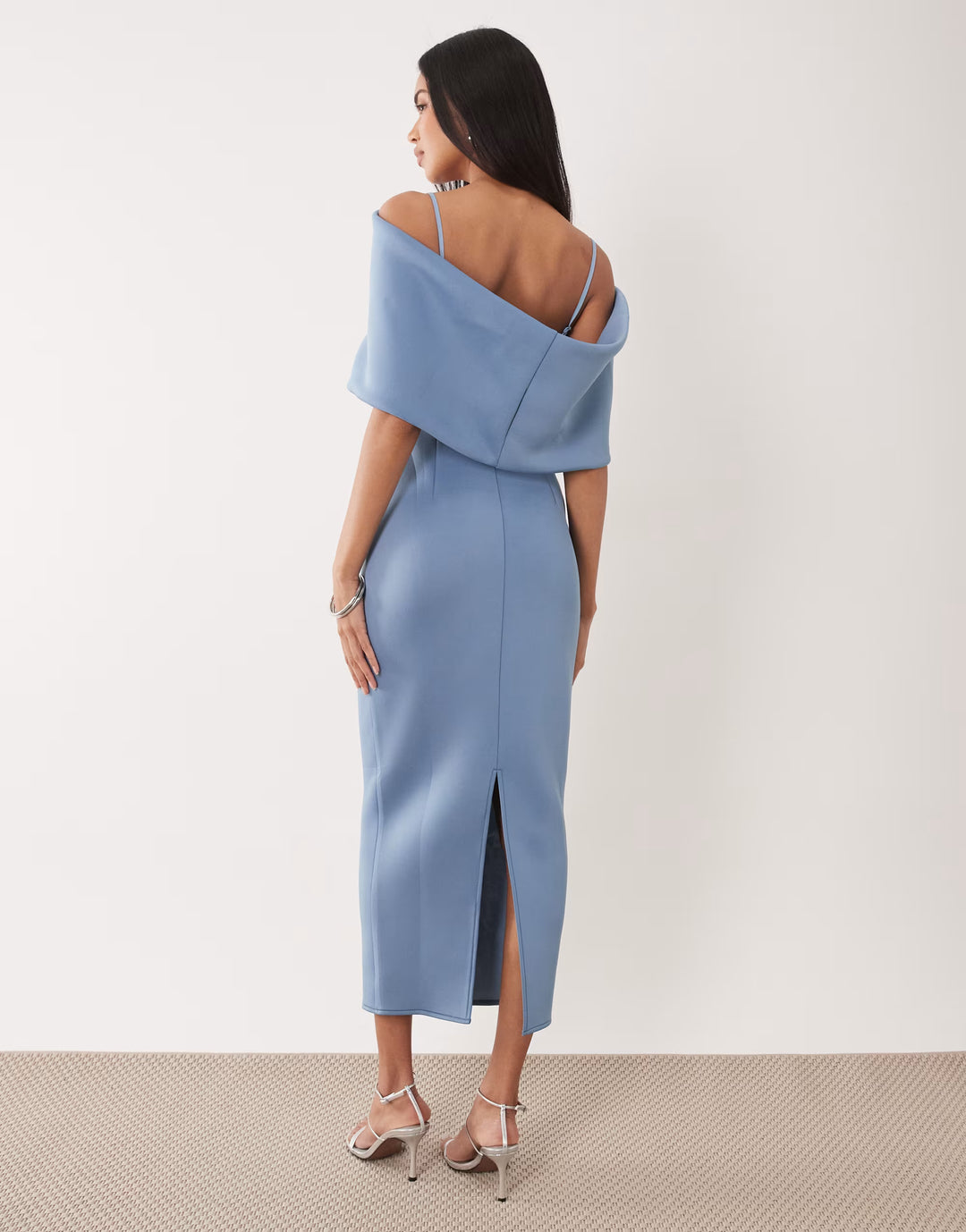 Rochie maxi ASOS, albastru