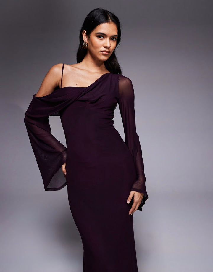 Rochie maxi ASOS, mov