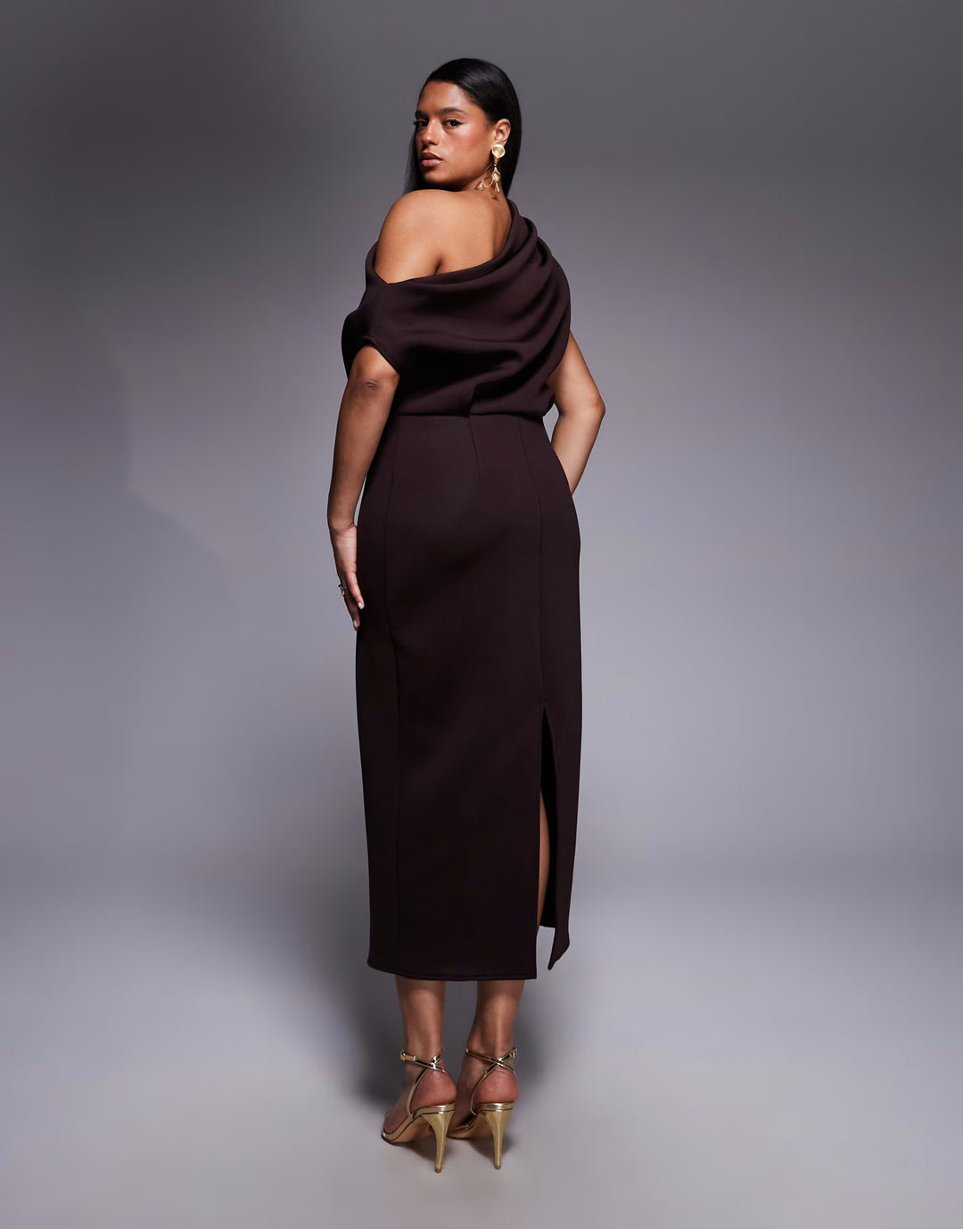 Rochie maxi ASOS, maro
