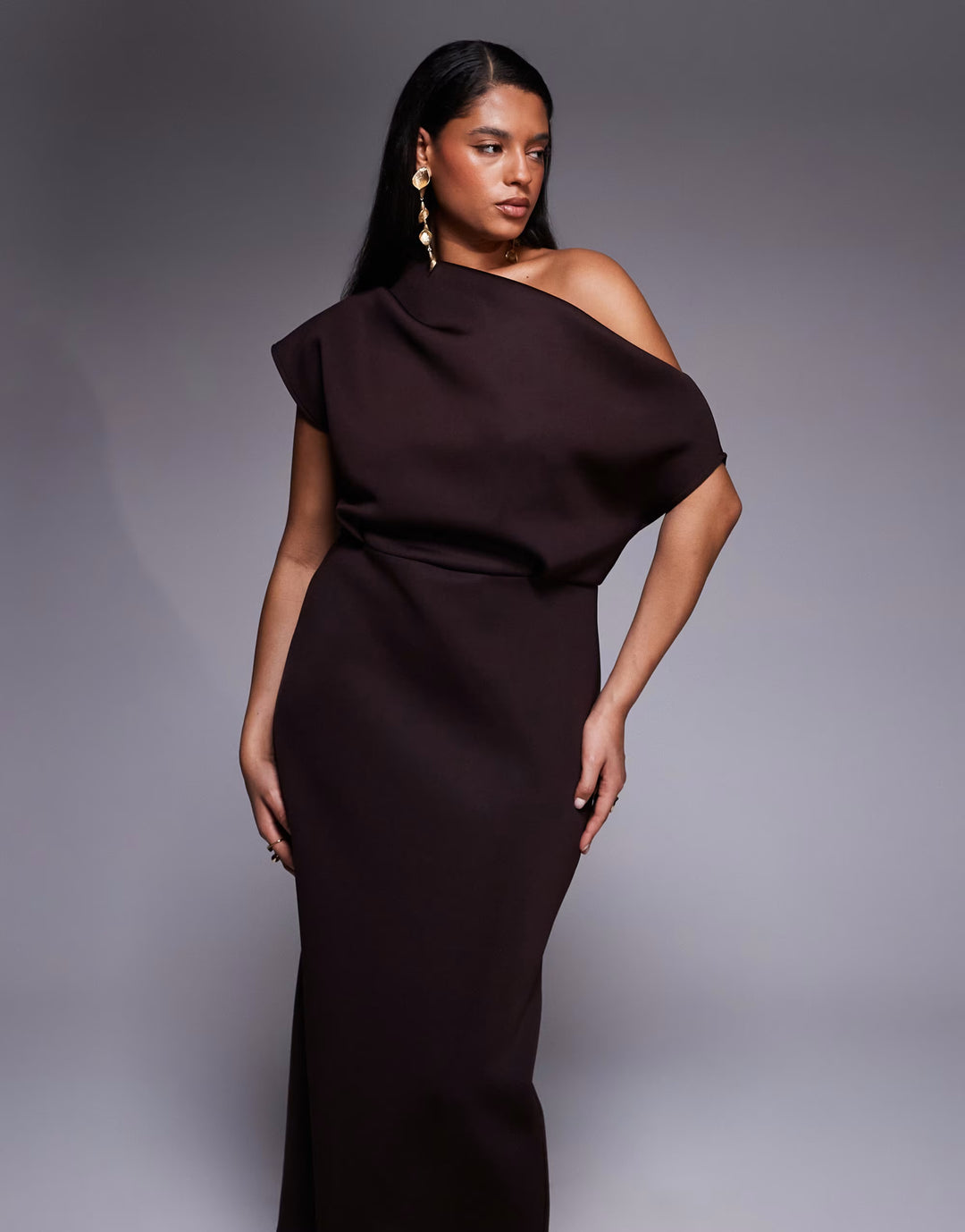 Rochie maxi ASOS, maro