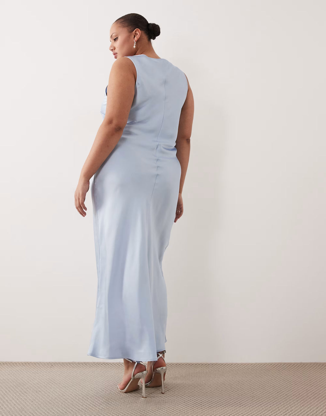Rochie maxi ASOS, albastru