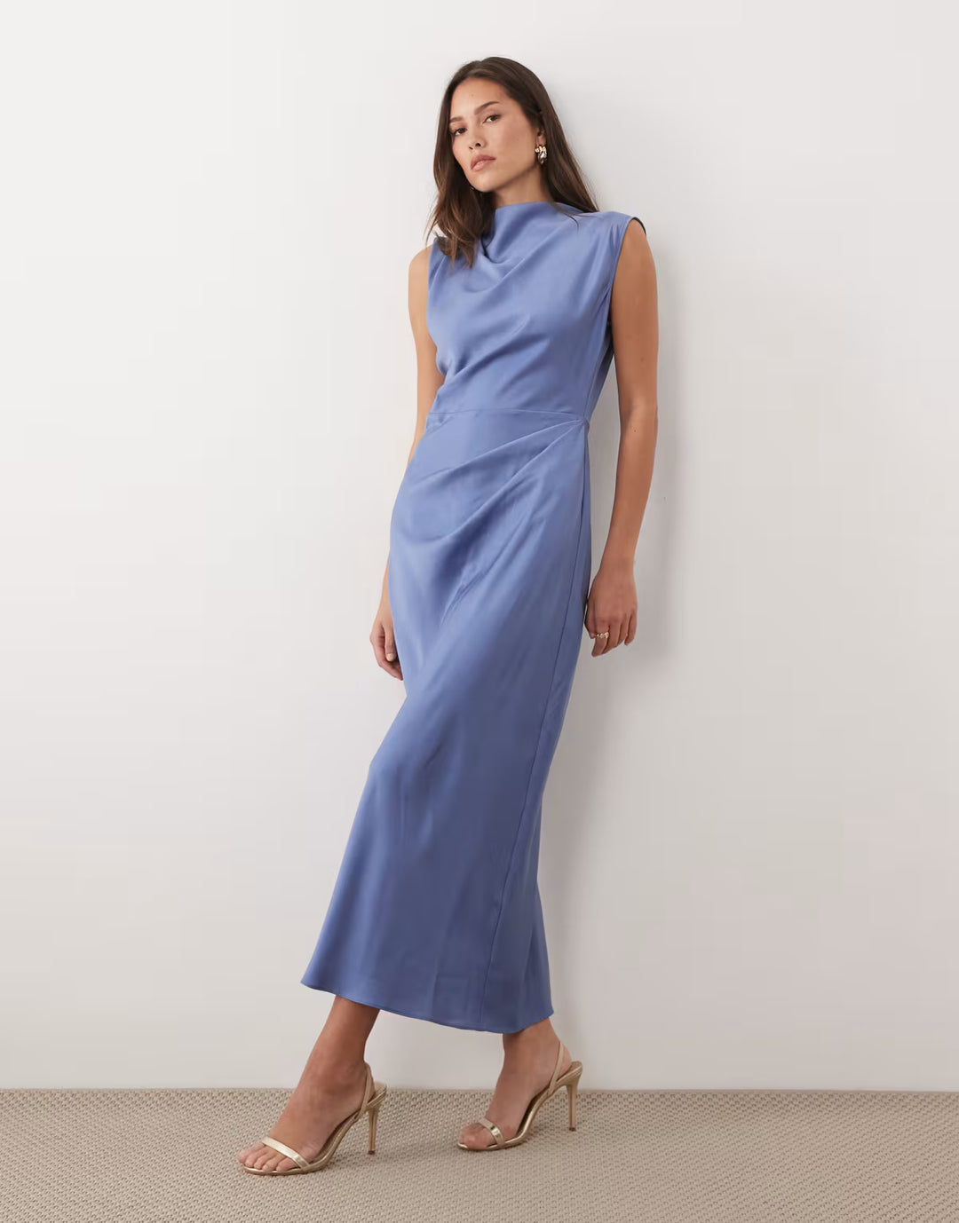 Rochie maxi ASOS, albastru