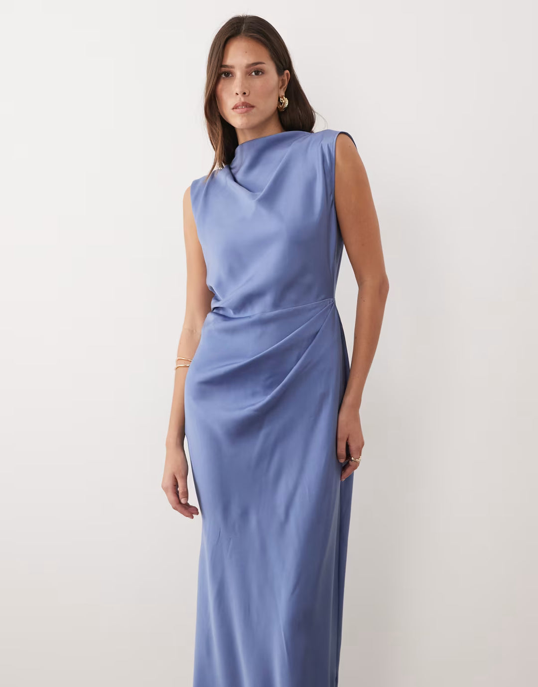 Rochie maxi ASOS, albastru