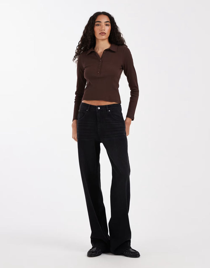 Jeans ASOS, negru
