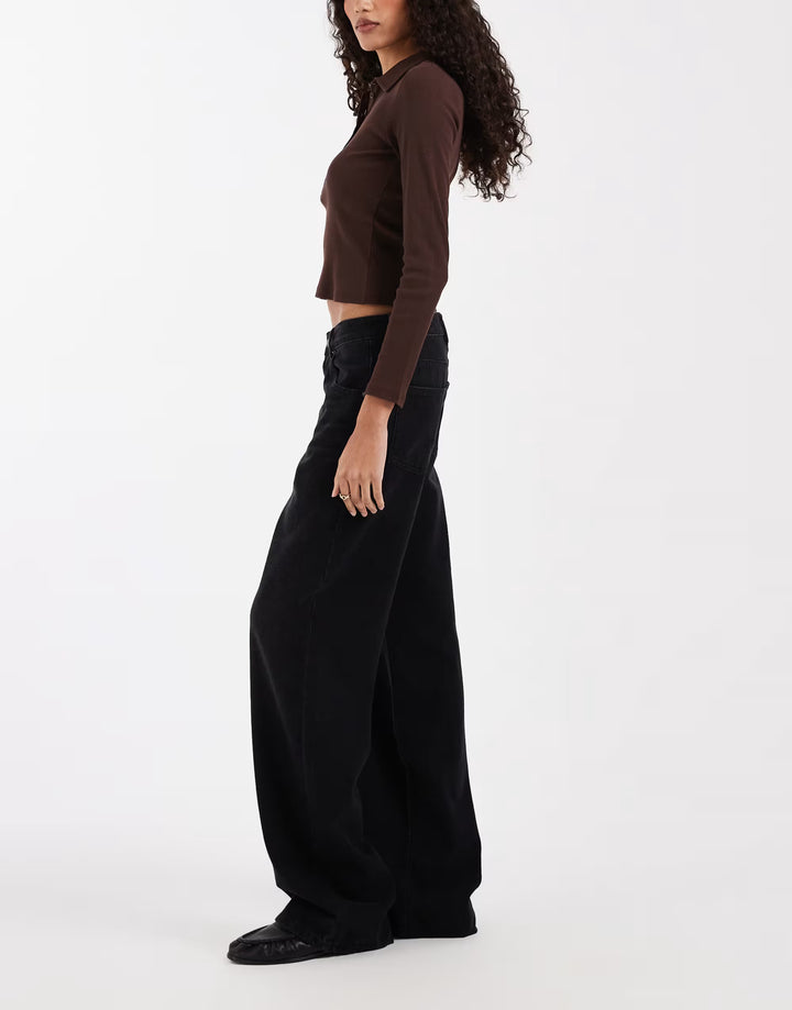 Jeans ASOS, negru