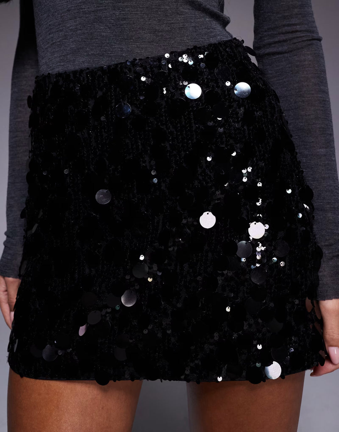 Fustă mini Abercrombie & Fitch, negru