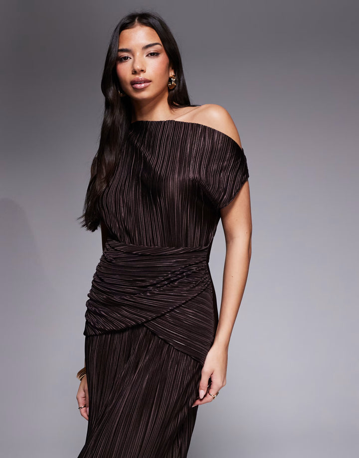 Rochie maxi ASOS, maro
