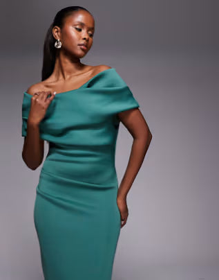 Rochie maxi ASOS, verde