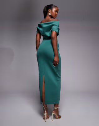 Rochie maxi ASOS, verde