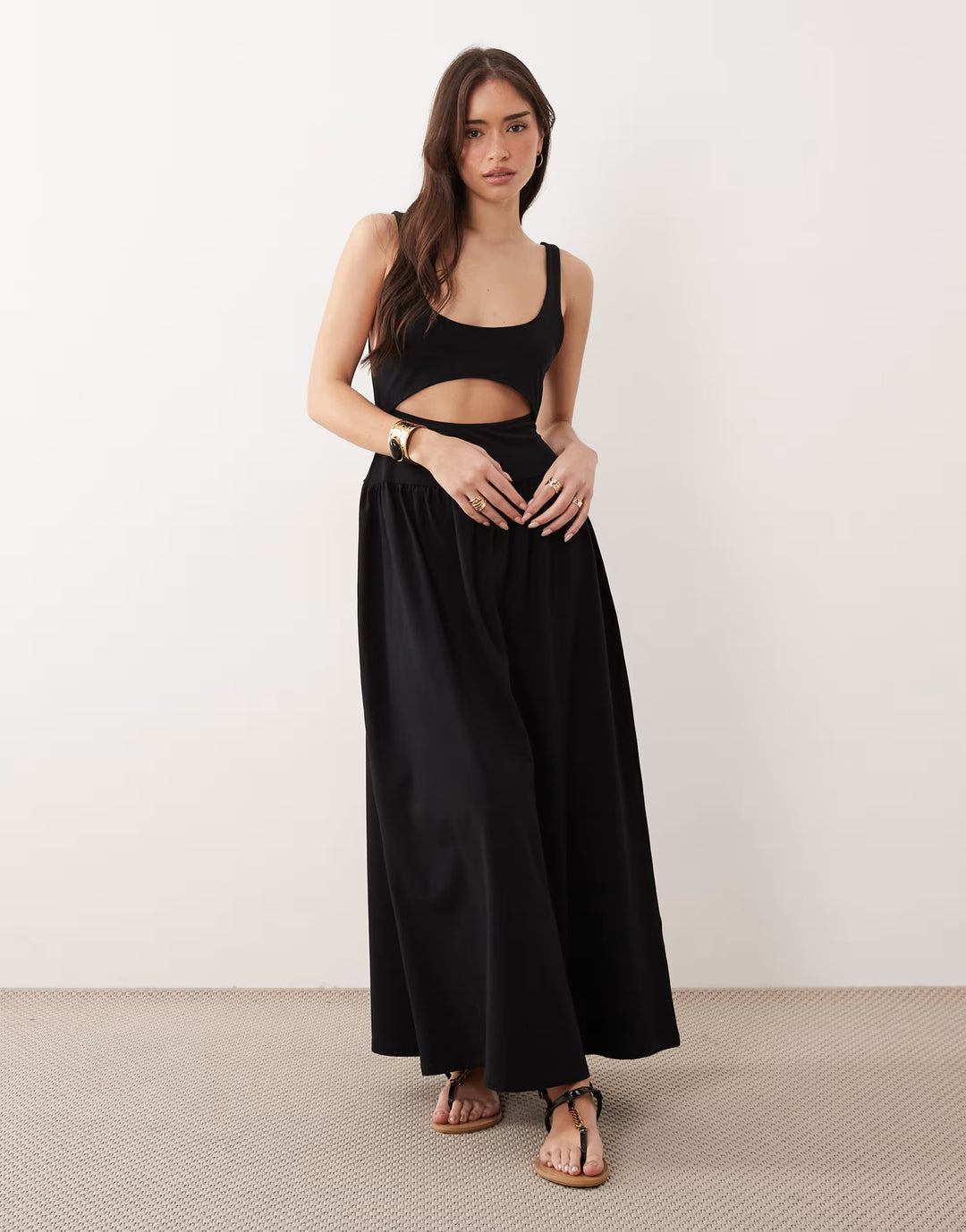 Rochie maxi ASOS, negru