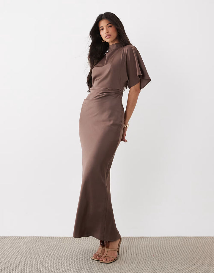 Rochie maxi ASOS, maro