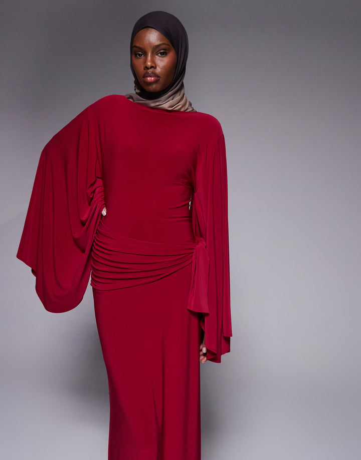 Rochie maxi ASOS, rosu