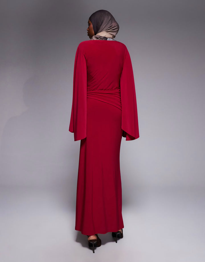 Rochie maxi ASOS, rosu