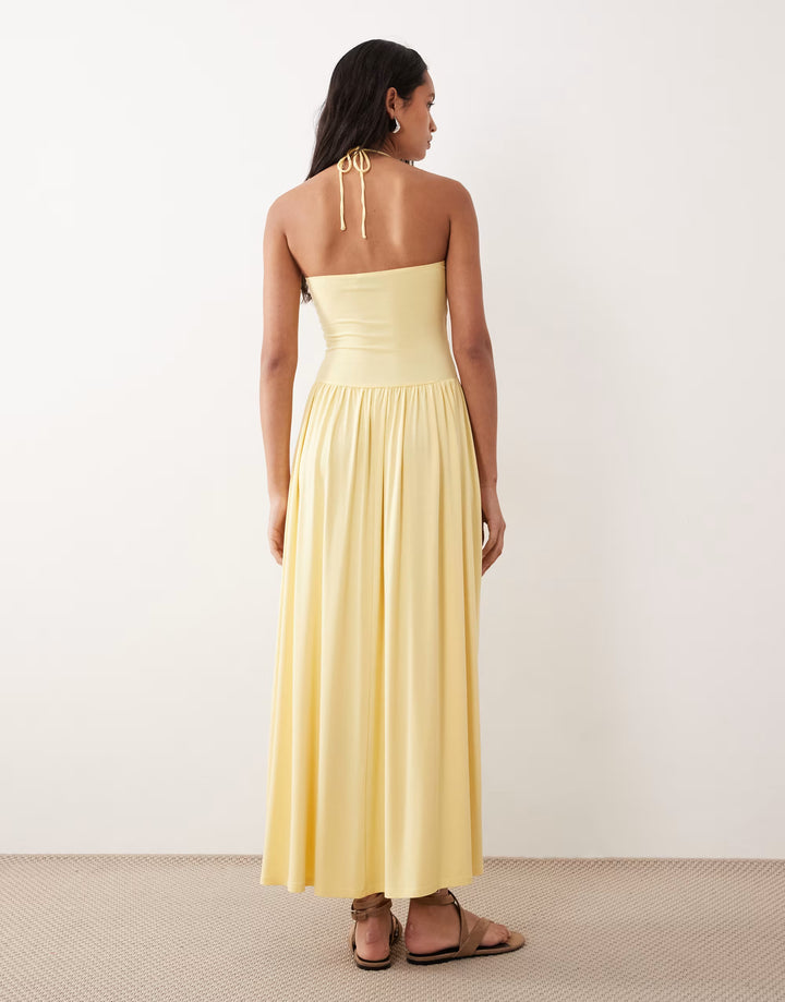 Rochie maxi ASOS, galben