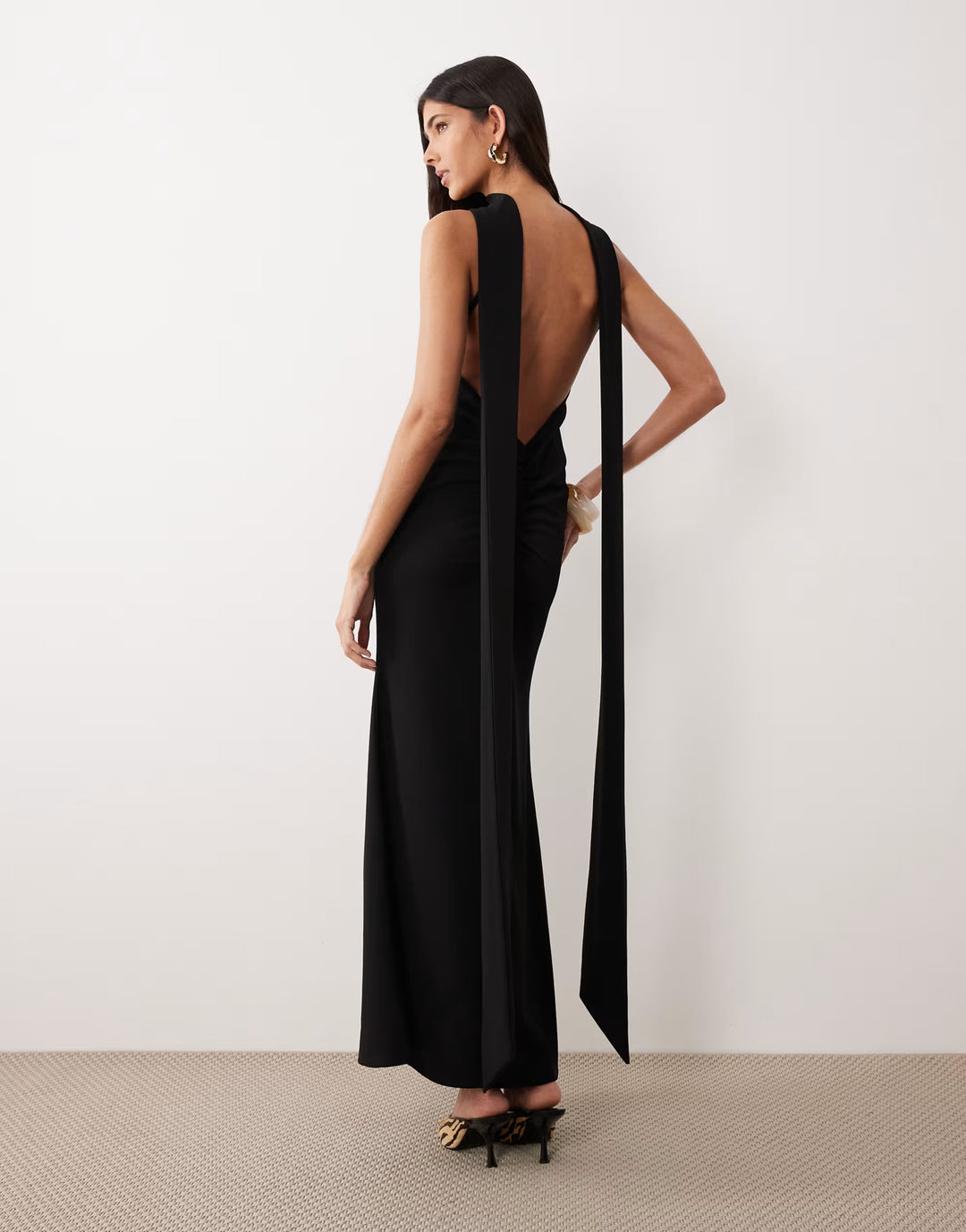 Rochie maxi ASOS, negru