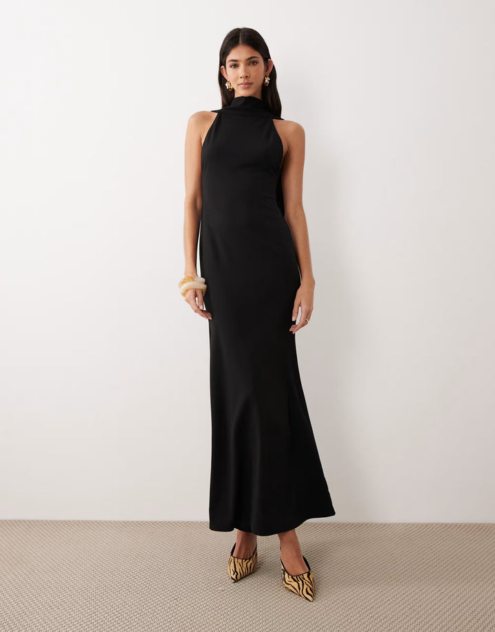 Rochie maxi ASOS, negru
