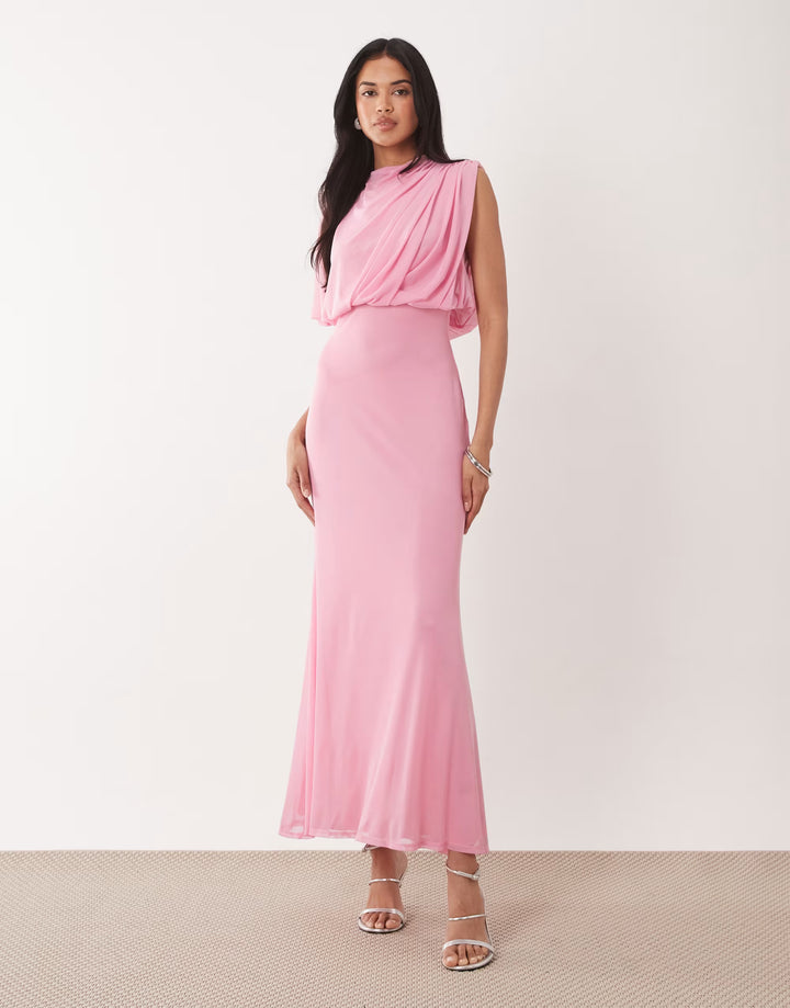Rochie maxi ASOS, roz