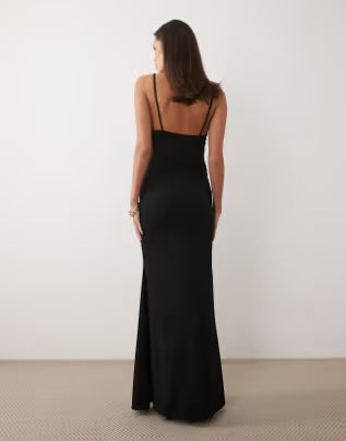Rochie maxi ASOS, negru