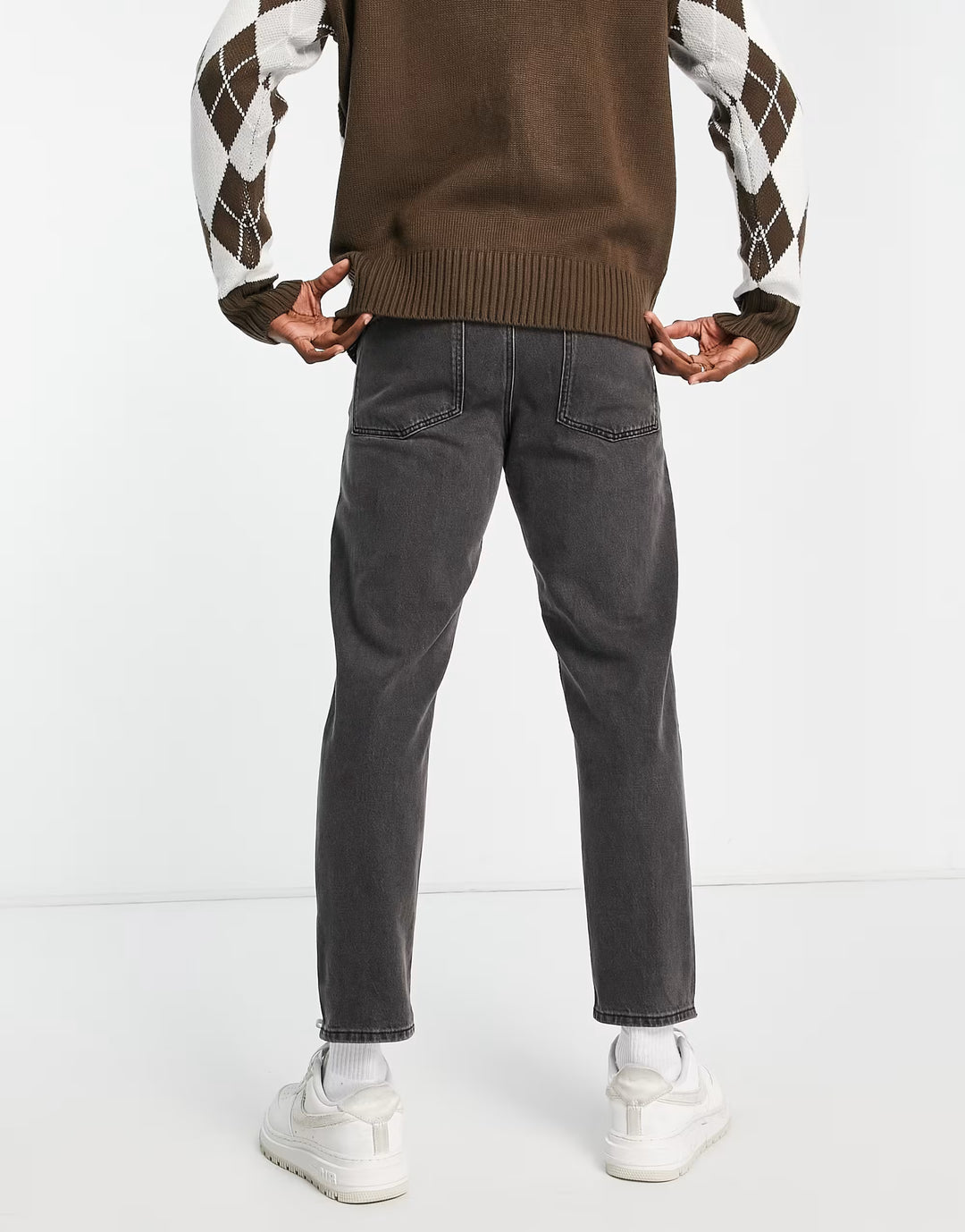 Jeans ASOS, negru
