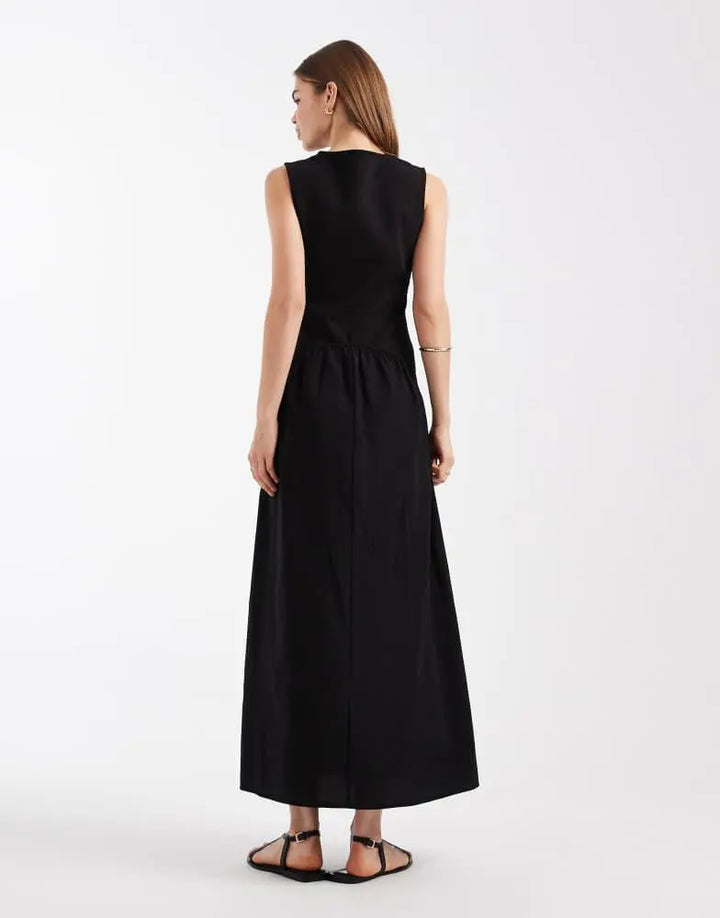 Rochie maxi ASOS, negru