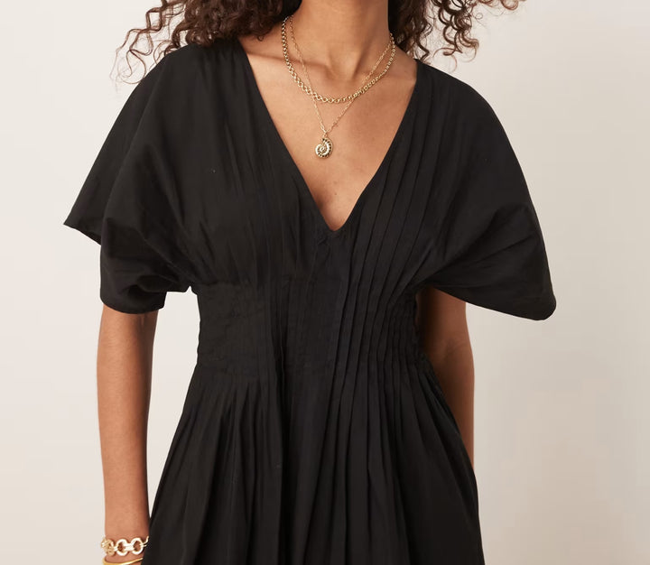 Rochie midi ASOS, negru