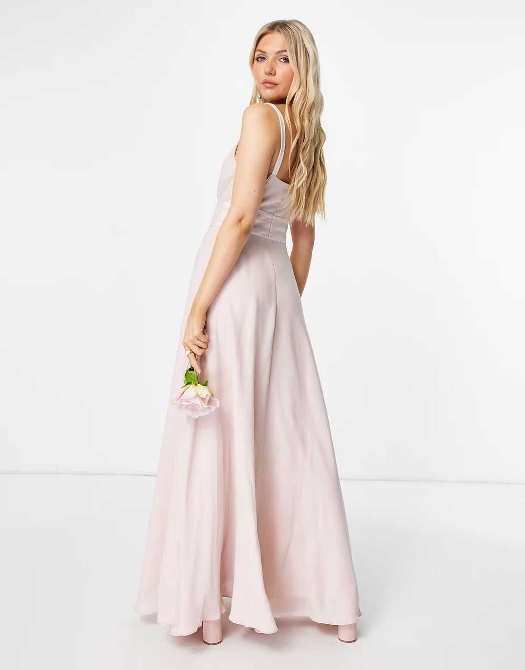 Rochie maxi ASOS, roz