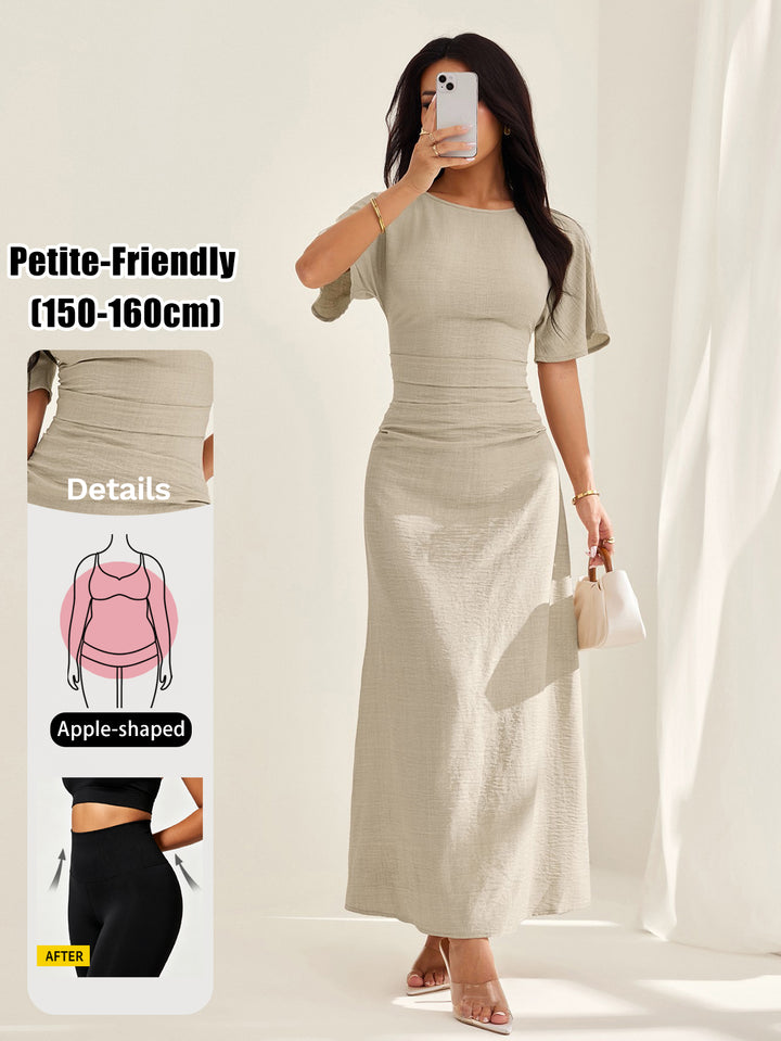 Rochie maxi SHEIN, portocaliu