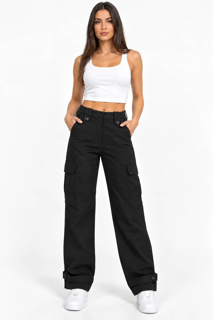 Pantaloni REPLAY, negru