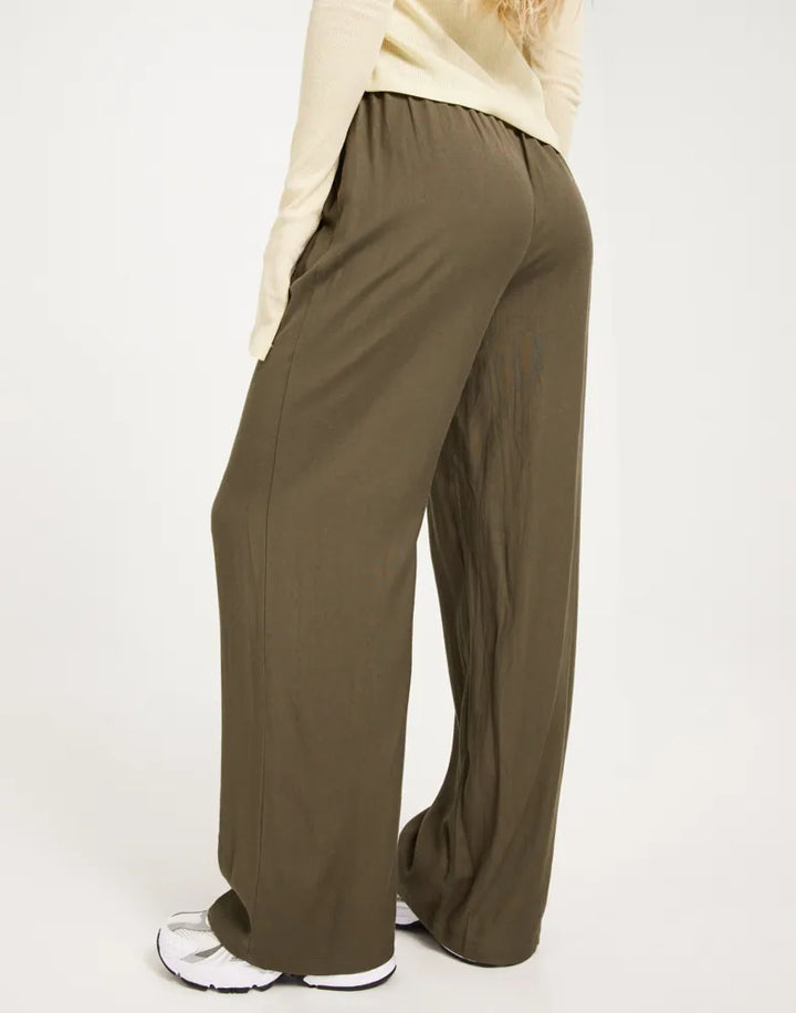 Pantaloni VILA, kaki