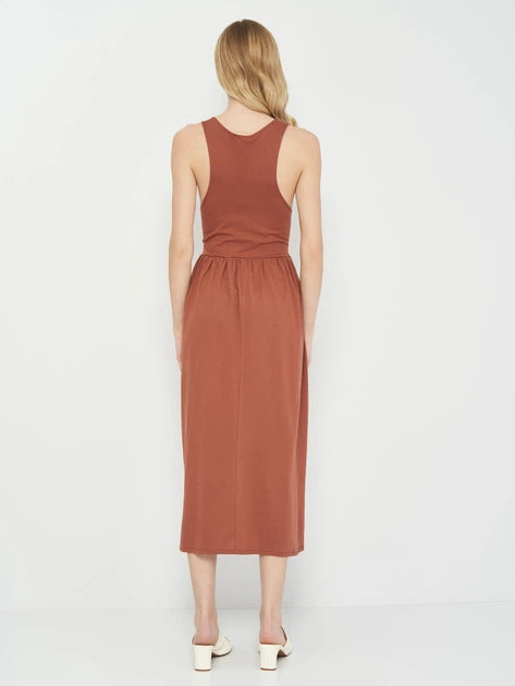 Rochie maxi ZARA, maro