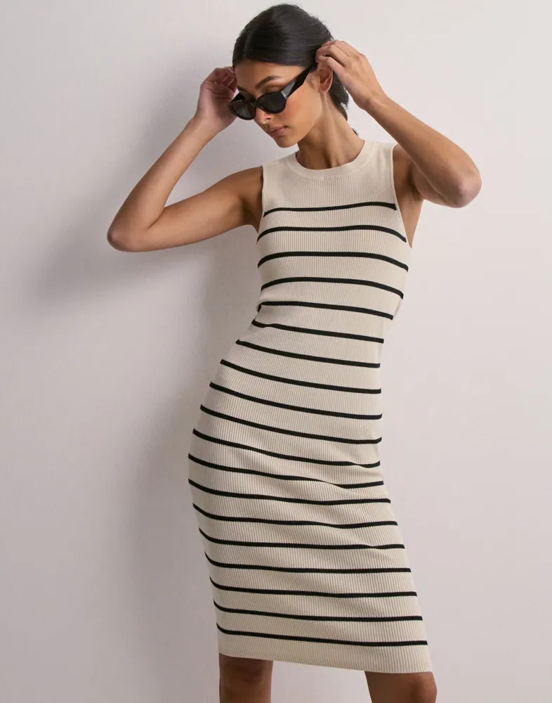 Rochie midi VERO MODA, bej